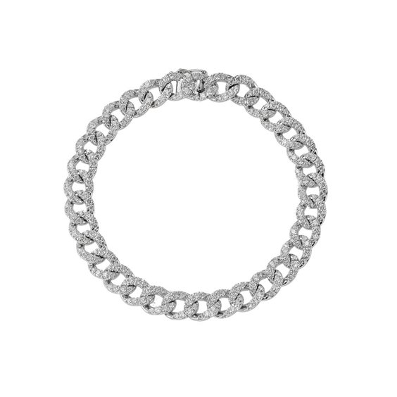Armband Crivelli GROUMETTE in Weißgold Diamante 4.70 Ct MD. 234-5418 - MD. 234-5418